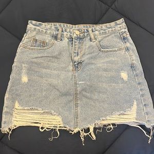 Jean skirt